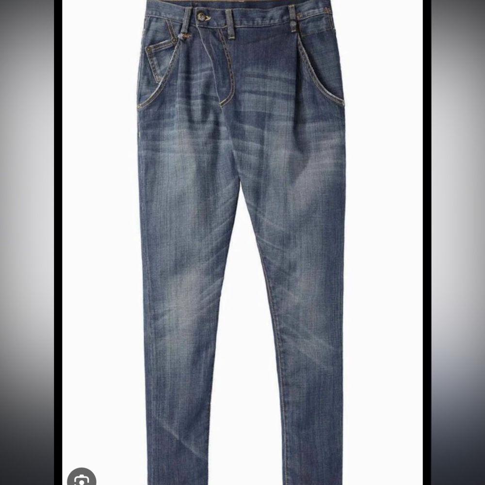 R-13 X-Over Jeans in Blue